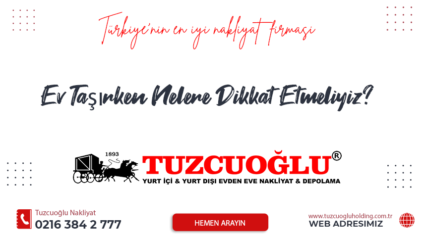 Ev Taşırken Nelere Dikkat Etmeliyiz?